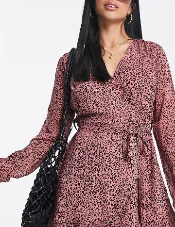 Rochie scurta Missguided, roz Roz