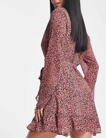 Rochie scurta Missguided, roz Roz