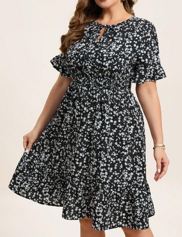 Rochie medie SHEIN CURVE, negru