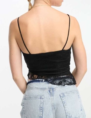 Top Miss Selfridge, negru
