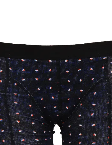 Set Boxeri 2 perechi Cozzi, albastru/negru Albastru