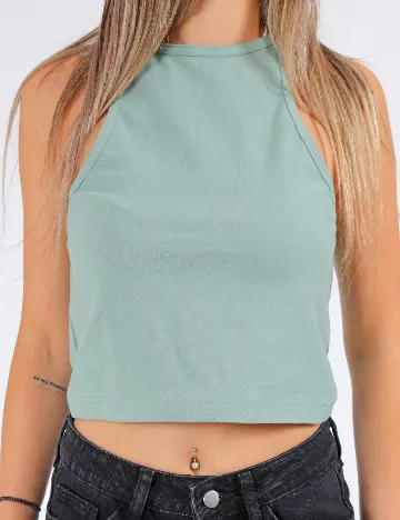 Top DRDENIM, verde Verde