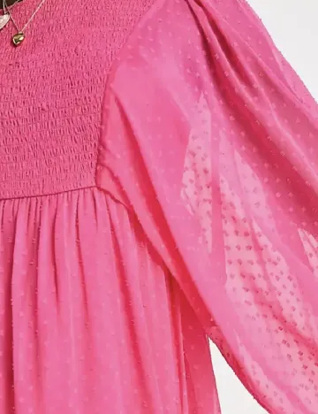 Rochie medie Miss Selfridge, roz Roz