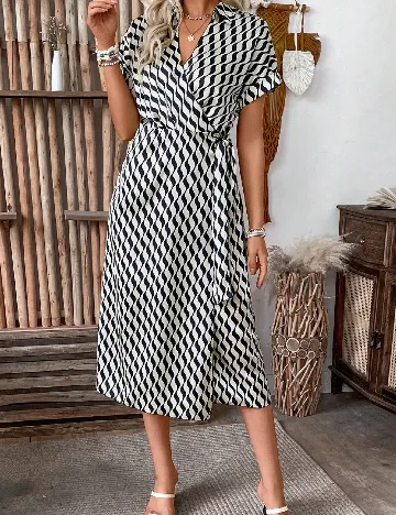 Rochie medie SHEIN, negru Negru