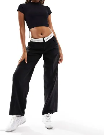 Top ASOS, negru Negru
