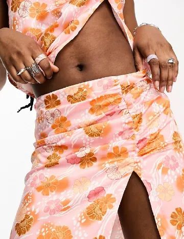 Fusta Another reason, floral print Floral print