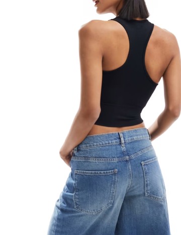 Top Miss Selfridge, negru