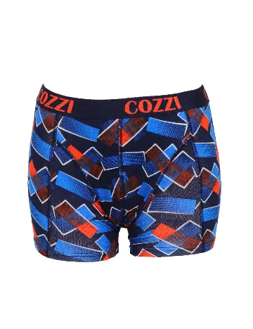 Set Boxeri 2 perechi Cozzi, albastru/portocaliu Portocaliu