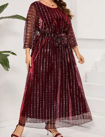 Rochie lunga SHEIN CURVE, visiniu Rosu