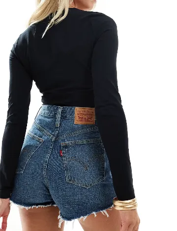 Top ASOS, negru Negru