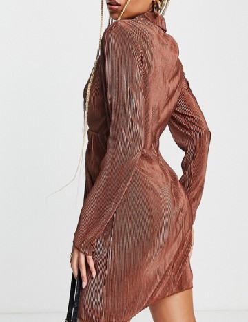 Rochie scurta NAANAA, maro