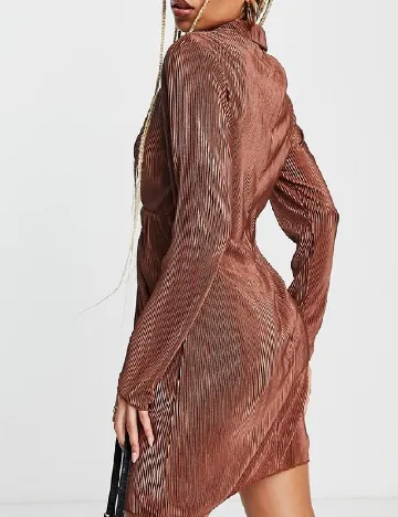 Rochie scurta NAANAA, maro