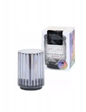 Lampa LED Deluxa, gri inchis Gri