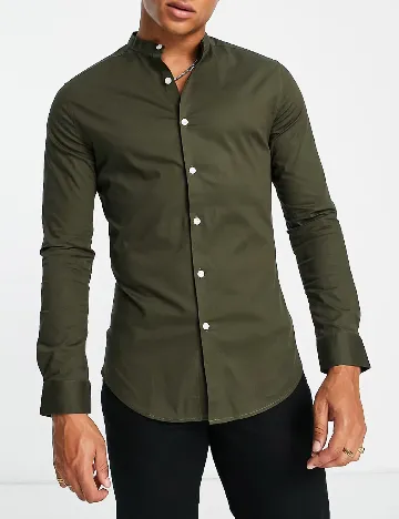 Camasa ASOS, kaki Verde