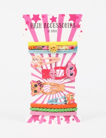 Set clame de par 10 bucati Little Concepts, mix culori