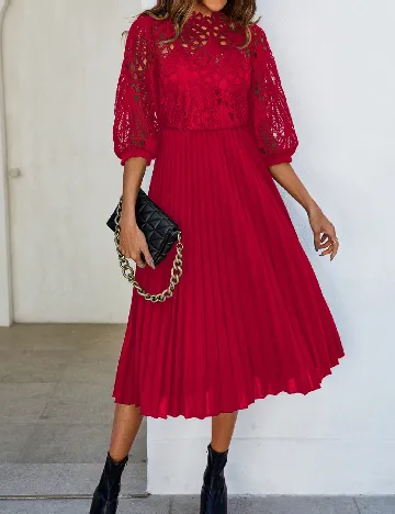 Rochie medie SHEIN, rosu