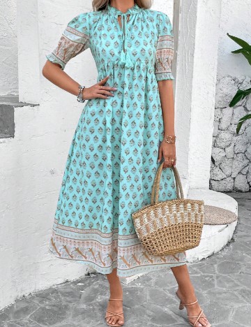 Rochie medie SHEIN, turcoaz