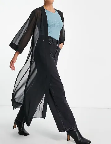 Kimono ALLSAINTS, negru Negru