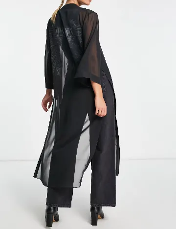 Kimono ALLSAINTS, negru Negru