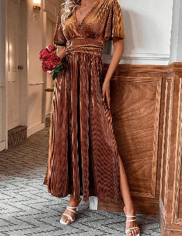 Rochie lunga SHEIN, maro