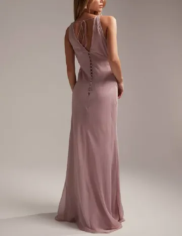 Rochie lunga ASOS, roz pudra