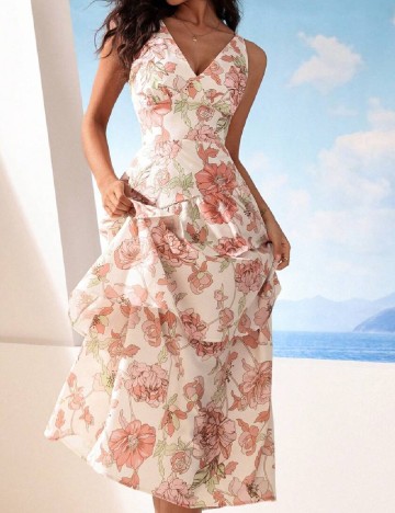 Rochie lunga SHEIN, floral
