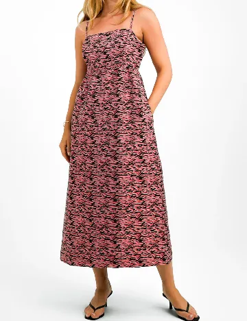 Rochie medie Nobody s child, roz Roz