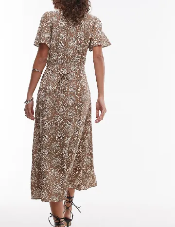Rochie medie & other stories, maro