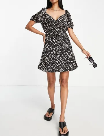 Rochie scurta French Connection, negru