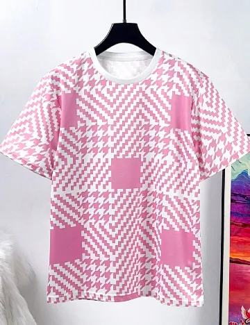 Tricou SHEIN, roz Roz