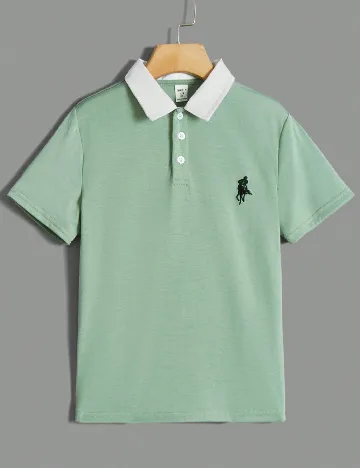 Tricou Shein Kids, verde Verde