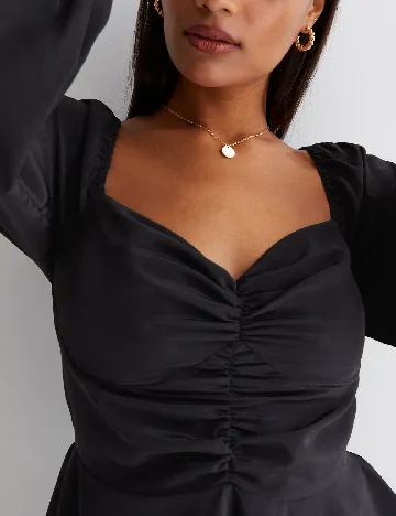 Bluza New look, negru Negru