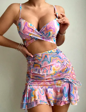 Costum de baie SHEIN, mix culori Mix culori