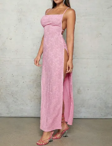 Rochie lunga SHEIN, roz Roz