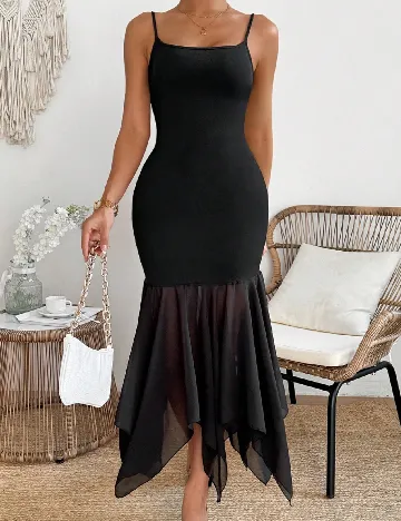 Rochie lunga SHEIN, negru