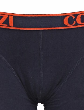 Set Boxeri 2 perechi Cozzi, bleumarin/portocaliu