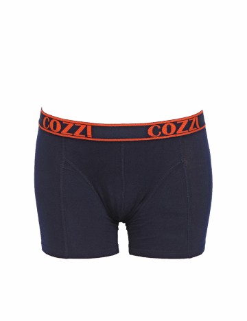 Set Boxeri 2 perechi Cozzi, bleumarin/portocaliu