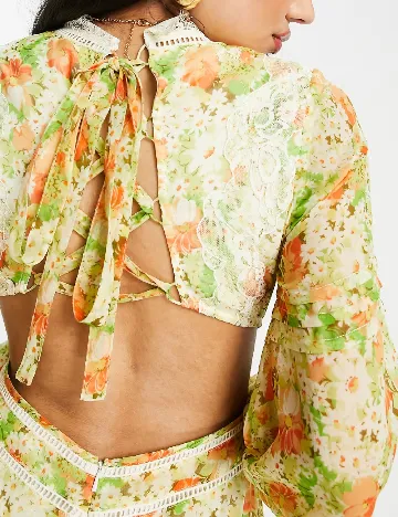 Rochie scurta ASOS, floral print