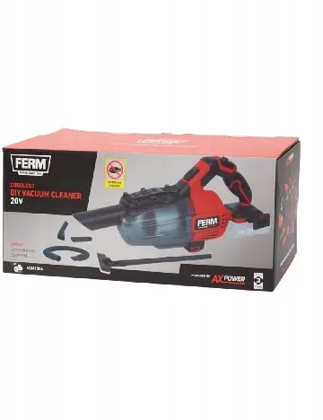 Aspirator fara fir FERM, negru Negru