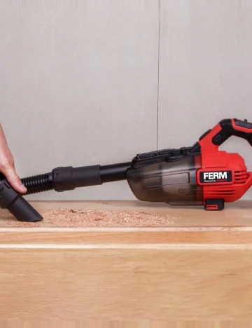 Aspirator fara fir FERM, negru Negru