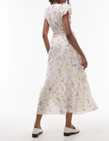 Rochie medie & other stories, ecru Alb