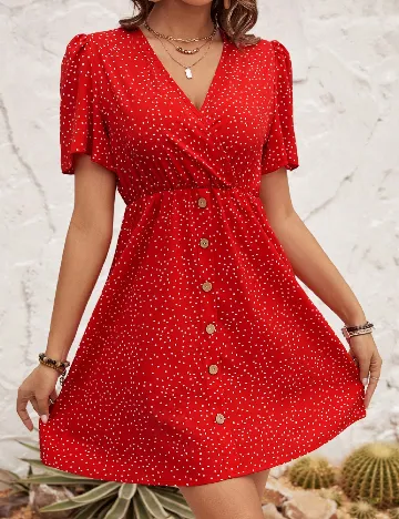 Rochie scurta SHEIN, rosu