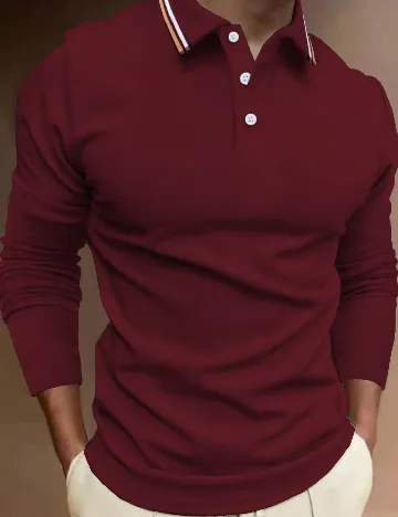Bluza SHEIN, grena Rosu