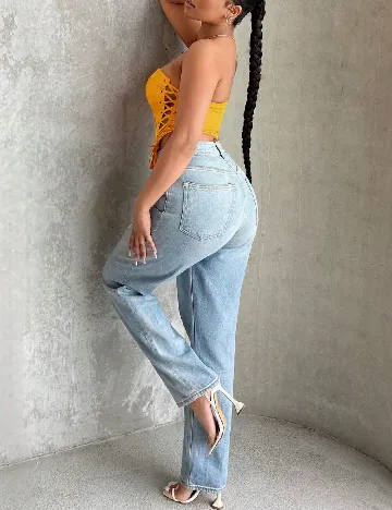 Top SHEIN, portocaliu Portocaliu