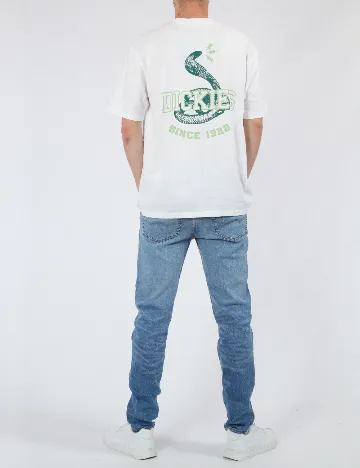 Tricou Dickies, alb Alb