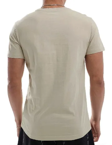 Tricou Bershka, bej Crem