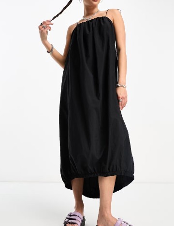 Rochie lunga COLLUSION, negru