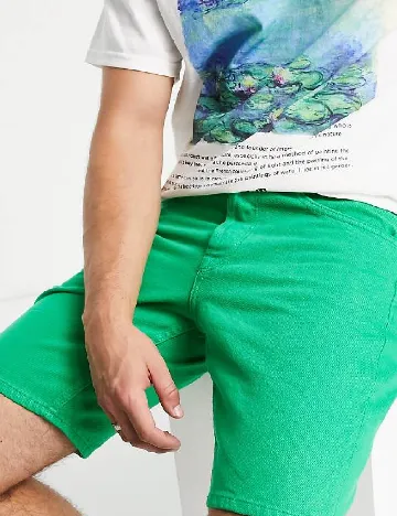 Pantaloni scurti Only, verde Verde