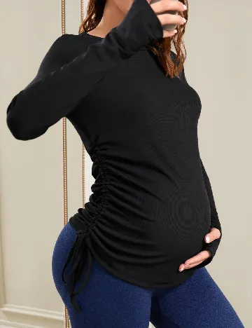 Bluza SHEIN Maternity, negru Negru