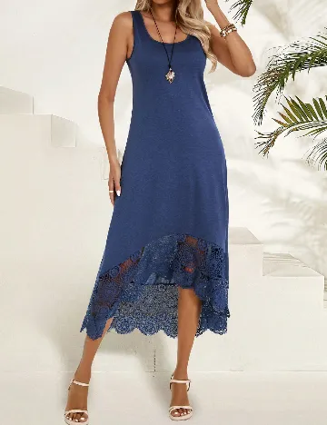 Rochie medie SHEIN, albastru